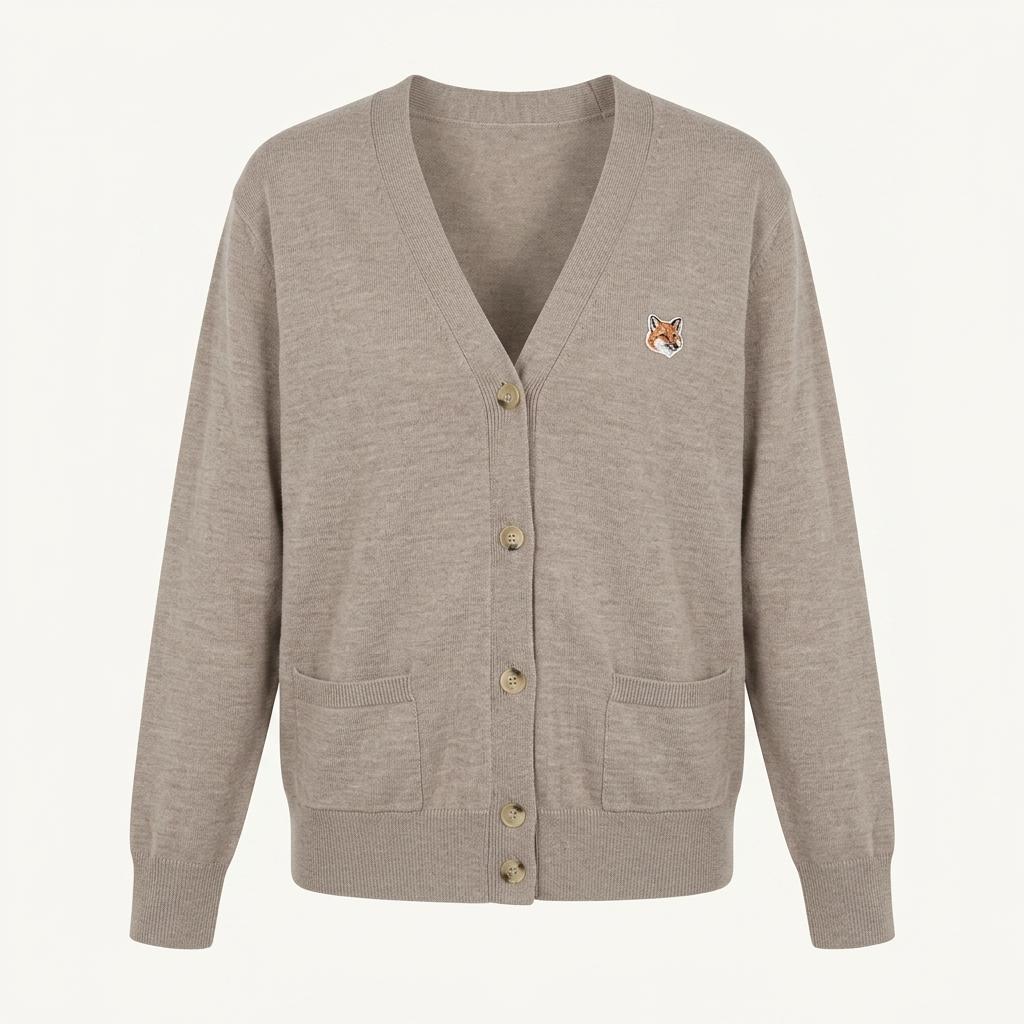 Maison Kitsune 메종키츠네 폭스패치 가디건 1