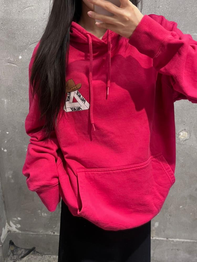 Palace 팔라스 Yee Ha 카우보이 레드 스웻셔츠 4