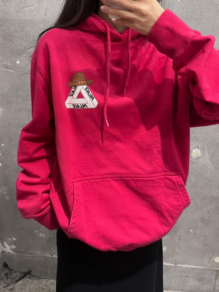 Palace 팔라스 Yee Ha 카우보이 레드 스웻셔츠 3