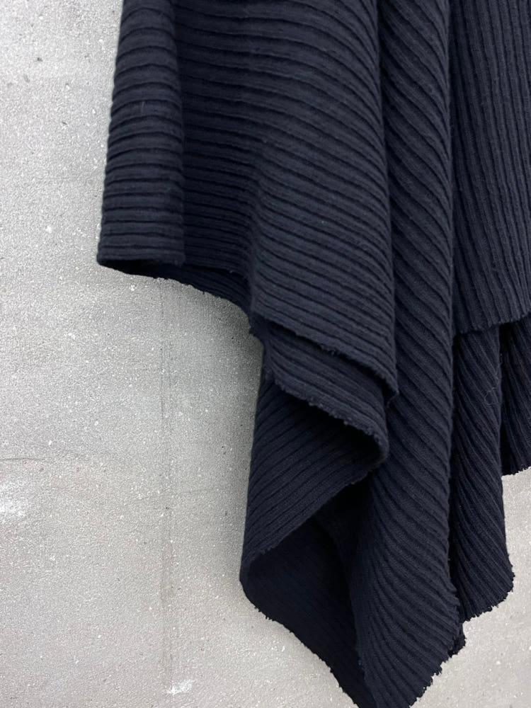 Yohji Yamamoto 요지 야마모토 언발란스 터틀넥 니트 케이프 7