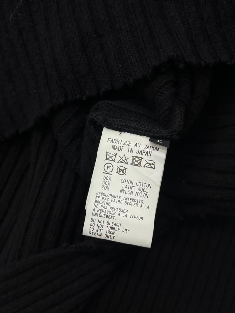 Yohji Yamamoto 요지 야마모토 언발란스 터틀넥 니트 케이프 10
