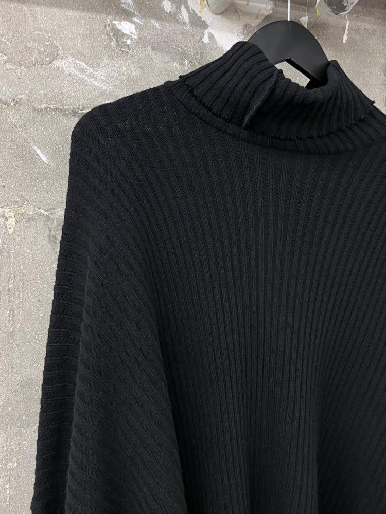 Yohji Yamamoto 요지 야마모토 언발란스 터틀넥 니트 케이프 8