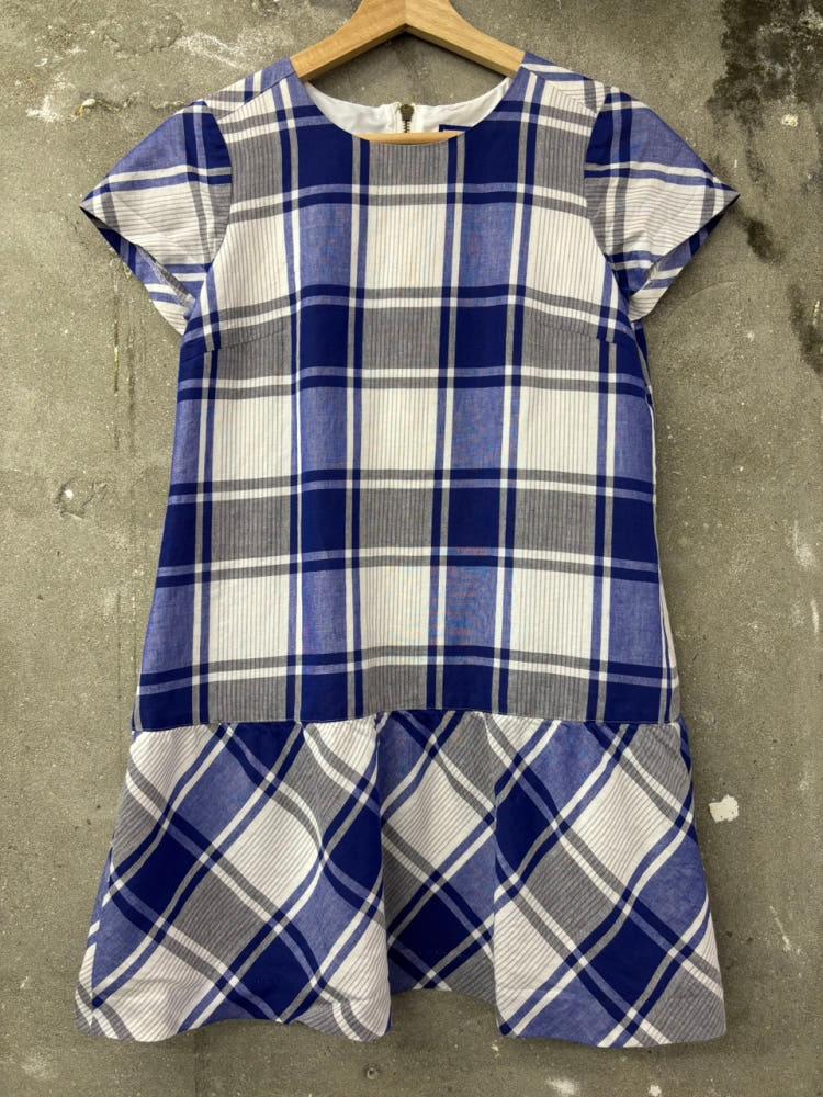 Burberry 버버리 블루라벨 블루 체크패턴 반팔 원피스 3