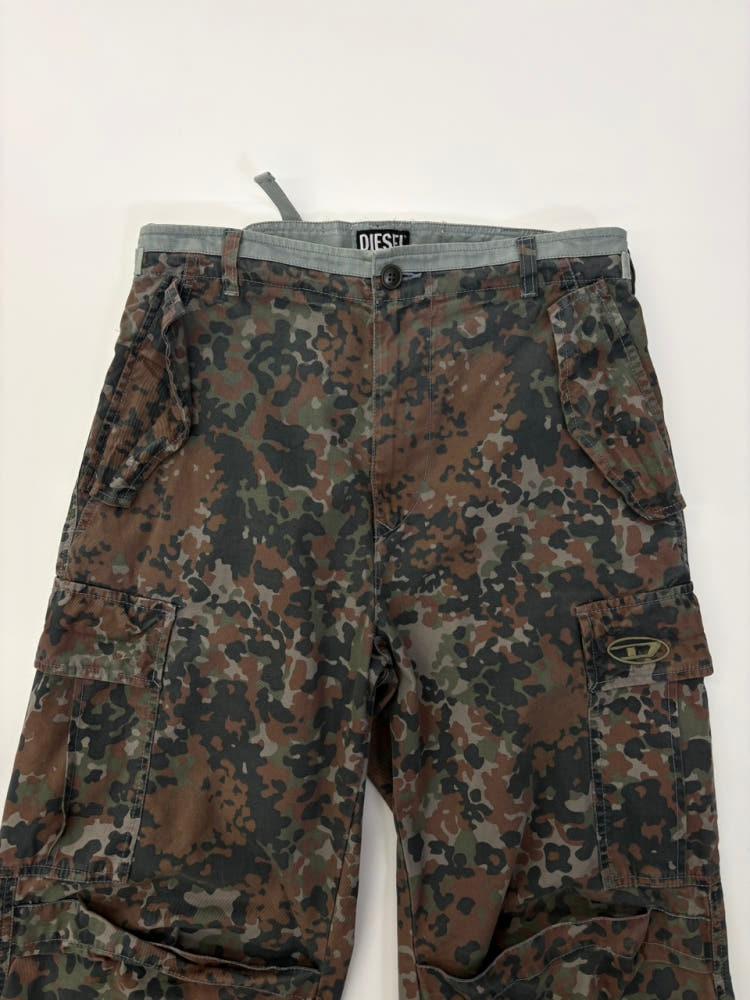 Diesel 디젤 카모플라주 파라슈트 팬츠 8