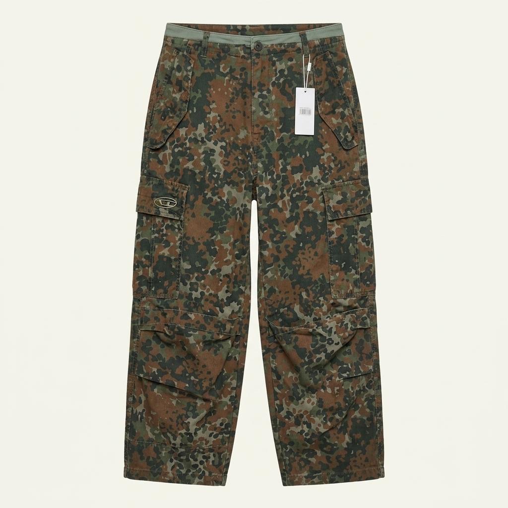 Diesel 디젤 카모플라주 파라슈트 팬츠 1