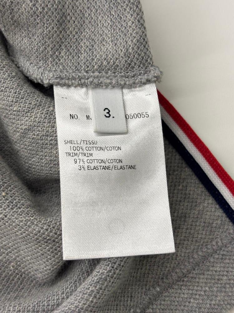 Thom Browne 톰브라운 클래식 피케 반팔 티셔츠 그레이 10