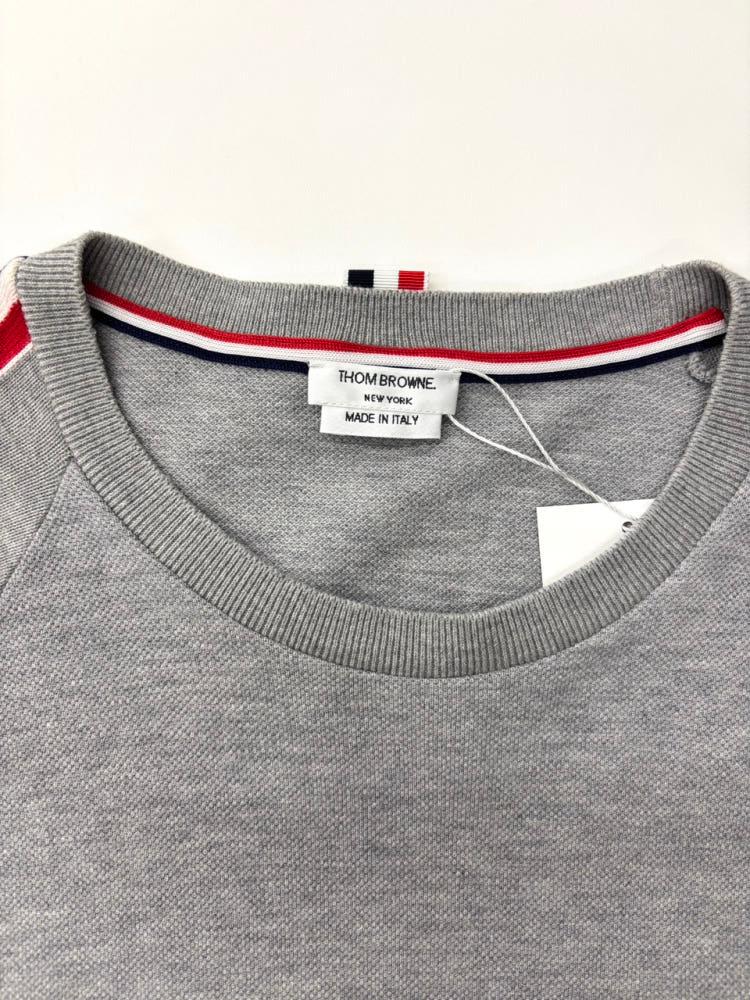 Thom Browne 톰브라운 클래식 피케 반팔 티셔츠 그레이 8