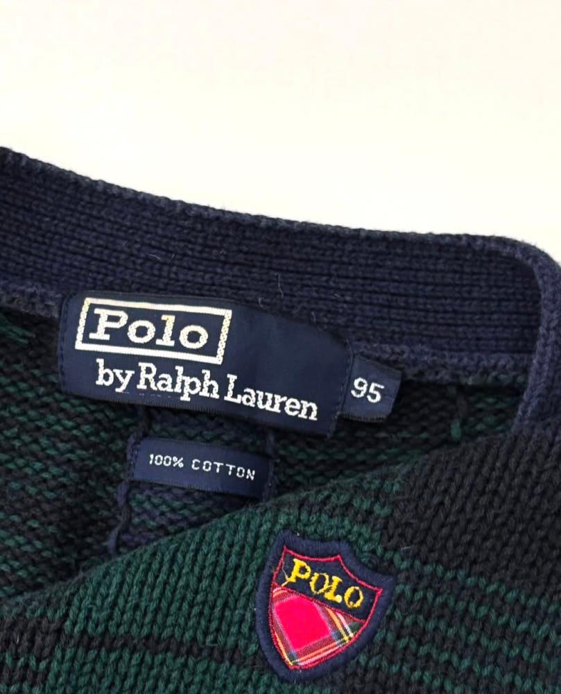 Polo 폴로랄프로렌 90‘s 쉴드 로고 타탄 체크 가디건 4