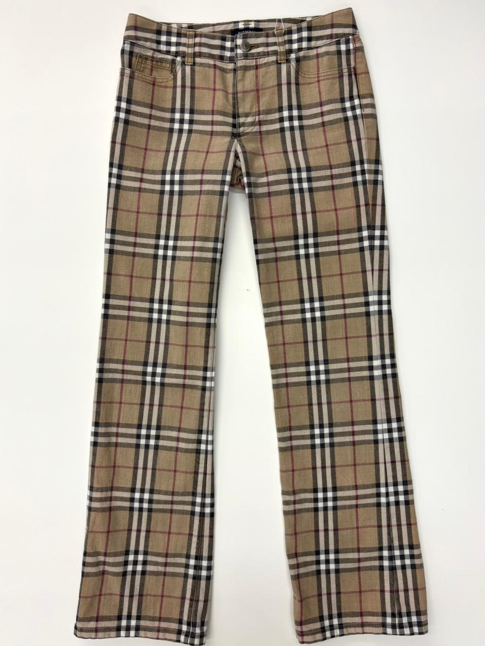 Burberry 버버리 노바체크 로우라이즈 팬츠 2