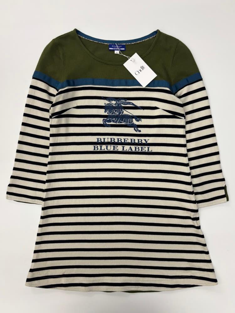 Burberry 버버리 블루라벨 배색 스트라이프 코튼 롱슬리브 4