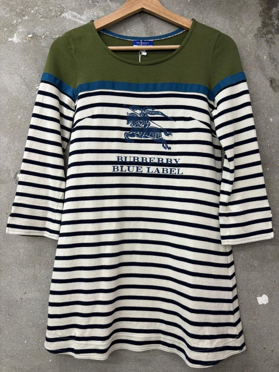 Burberry 버버리 블루라벨 배색 스트라이프 코튼 롱슬리브 2