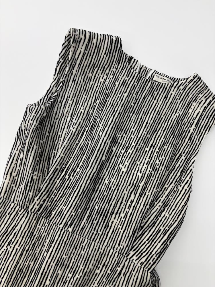 Balenciaga 발렌시아가 지브라패턴 슬리브리스 원피스 5