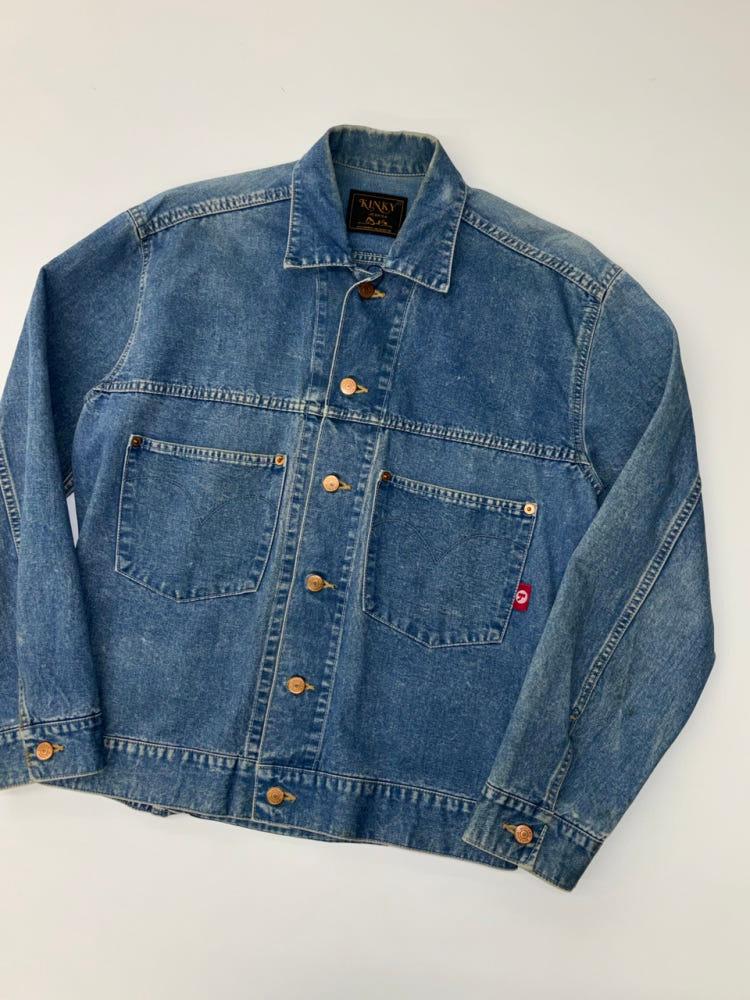 Hysteric glamour 히스테릭글래머 백프린팅 데님 자켓 3