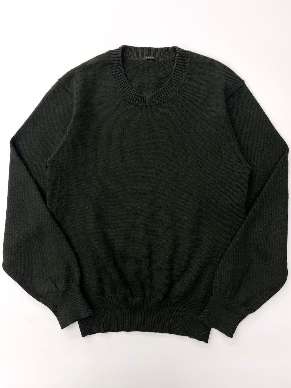 Yohji Yamamoto 요지 야마모토 90‘s 딥그린 울 니트 2