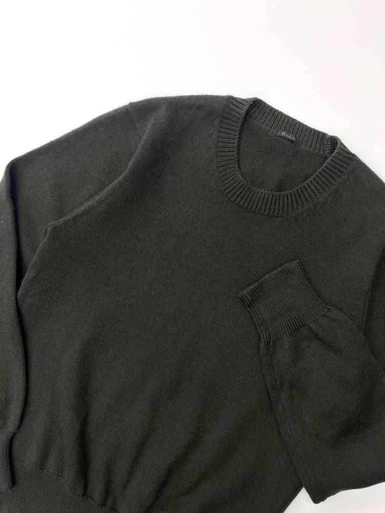 Yohji Yamamoto 요지 야마모토 90‘s 딥그린 울 니트 4