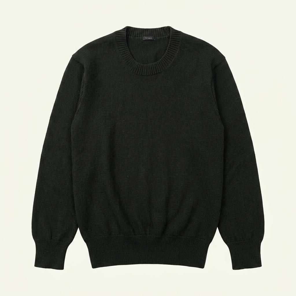 Yohji Yamamoto 요지 야마모토 90‘s 딥그린 울 니트 1