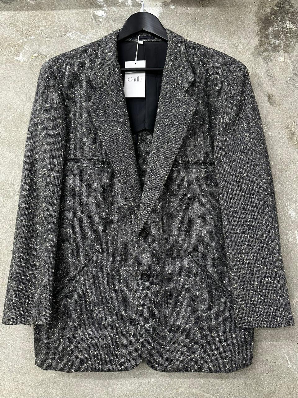 COMME des GARCONS 꼼데가르송 옴므 레인 울 블레이저 2