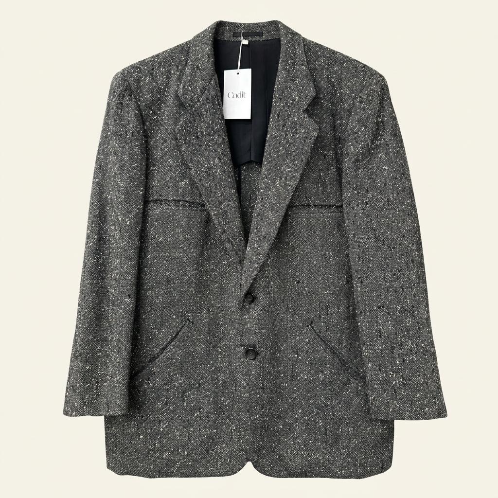 COMME des GARCONS 꼼데가르송 옴므 레인 울 블레이저 1
