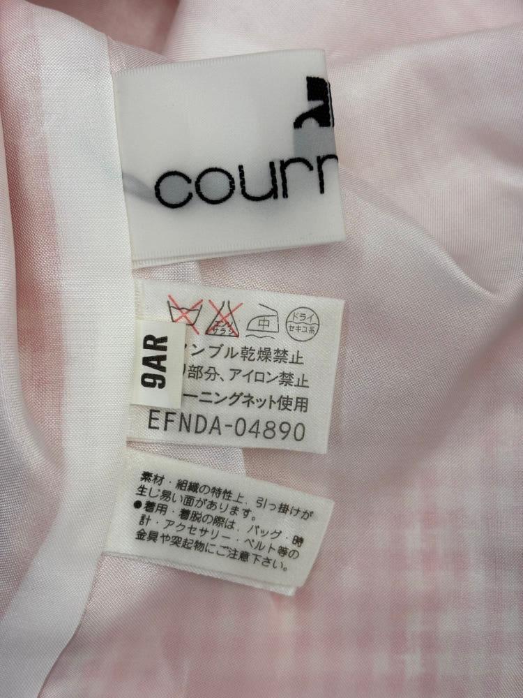 Courreges 꾸레쥬 핑크 트위드 자켓 원피스 셋업 8