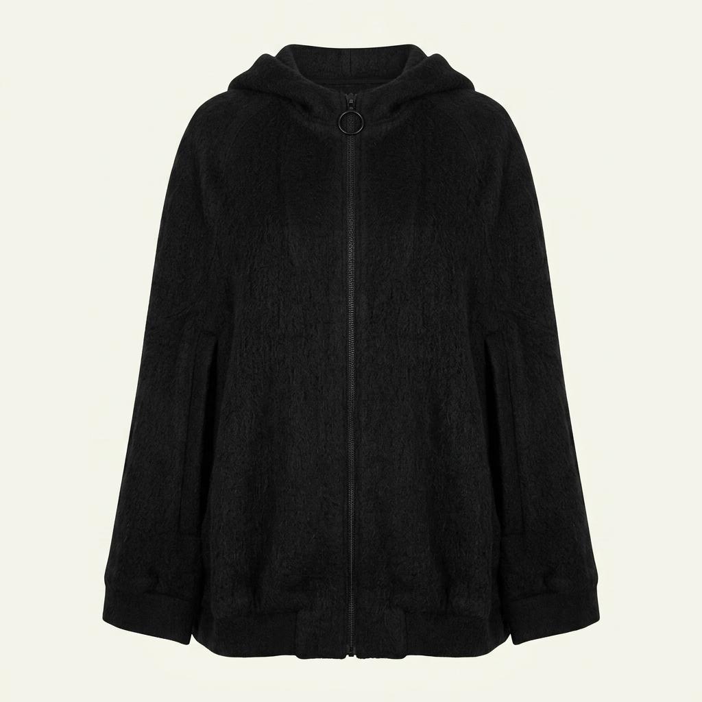Alexander Wang 알렉산더왕 블랙 울 판초 자켓 1
