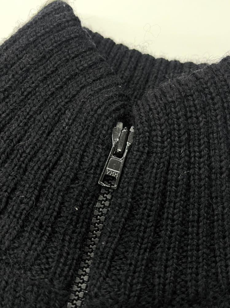 Paul Smith 폴스미스 90‘s 블랙 패턴 자수 울 니트집업 8