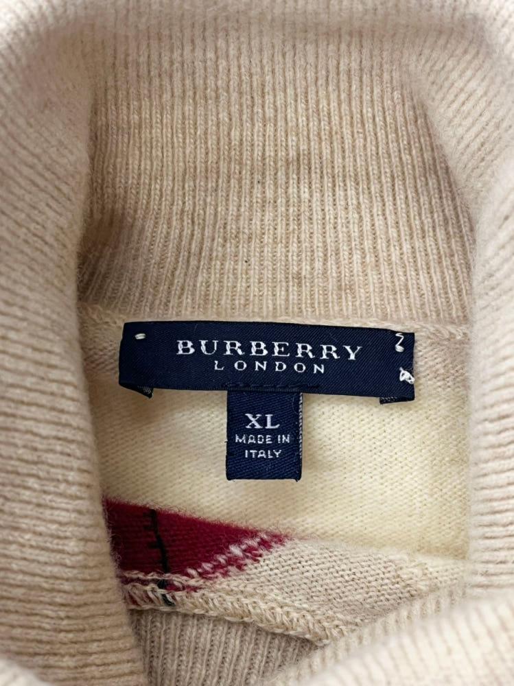 Burberry 버버리 런던 아가일패턴 터틀넥 니트 9