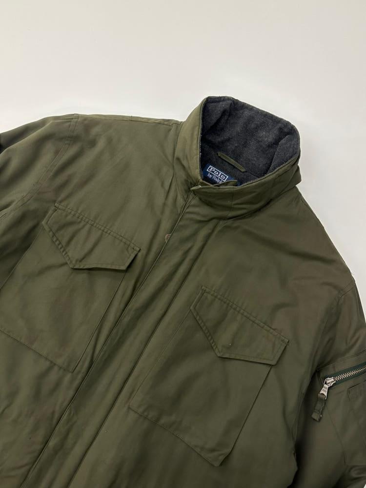 (중고) Polo 폴로랄프로렌 00'S 카키 필드 자켓 4