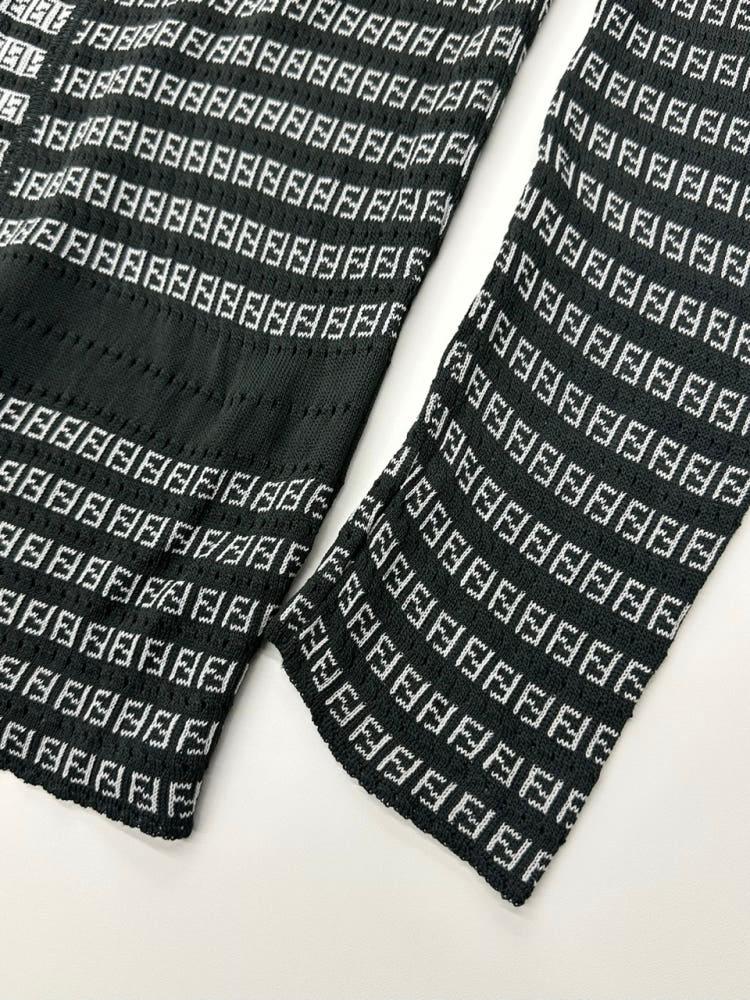 Fendi 펜디 주카 패턴 그레이 레이온 가디건 셋업 8
