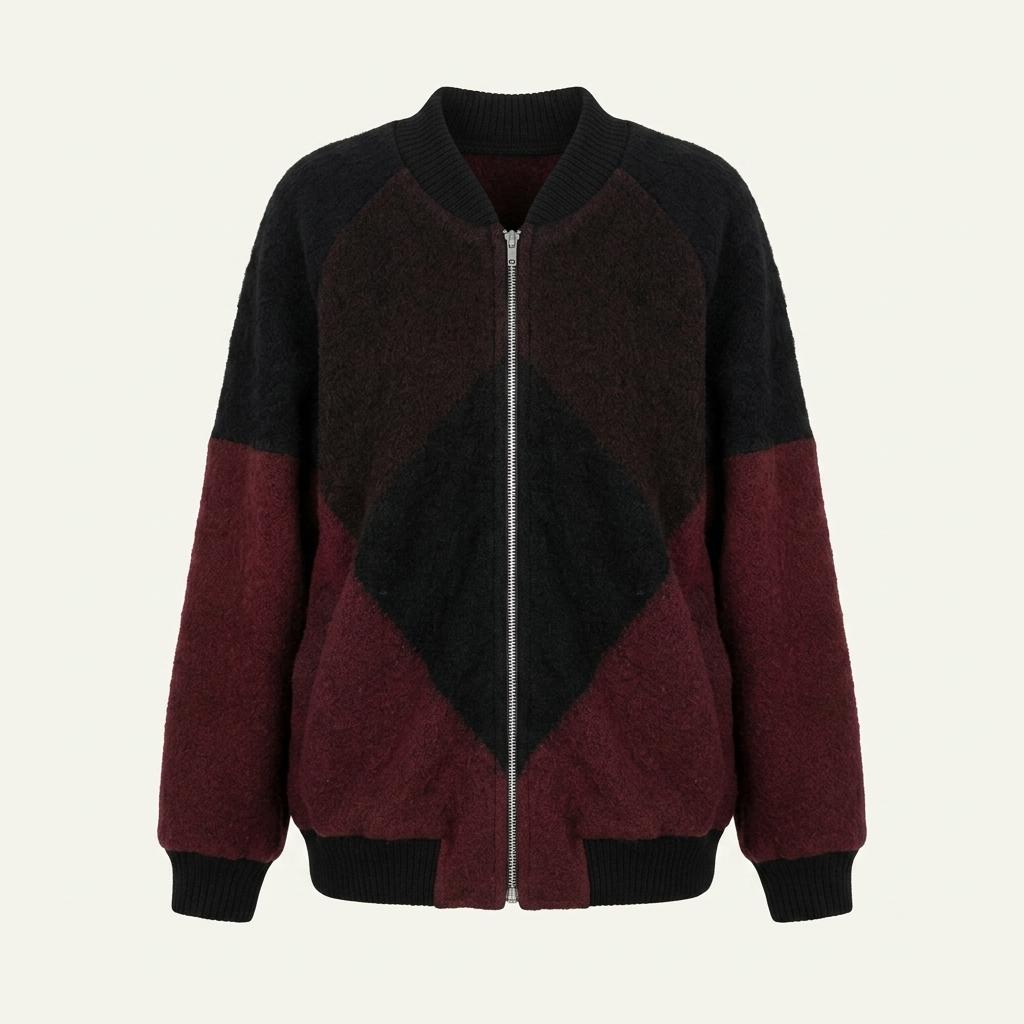 Issey Miyake 이세이미야케 이세이 스포츠 IS 배색 울 블루종 자켓 1