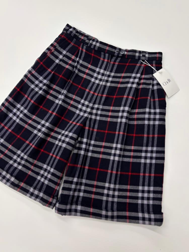 Burberry 버버리 네이비 노바체크 울 하프팬츠 3