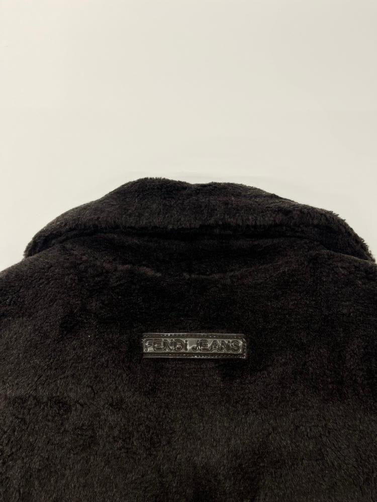 Fendi 펜디 진스 다크브라운 퍼 더블 코트 9