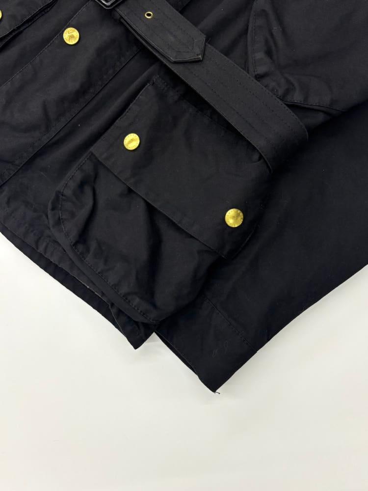 Barbour 바버 인터네셔널 벨티드 왁스자켓 블랙 6