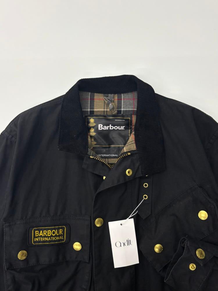 Barbour 바버 인터네셔널 벨티드 왁스자켓 블랙 5