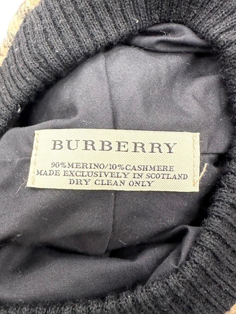 (중고)Burberrys 버버리 메리노 울 캐시미어 블랙 베레모 6