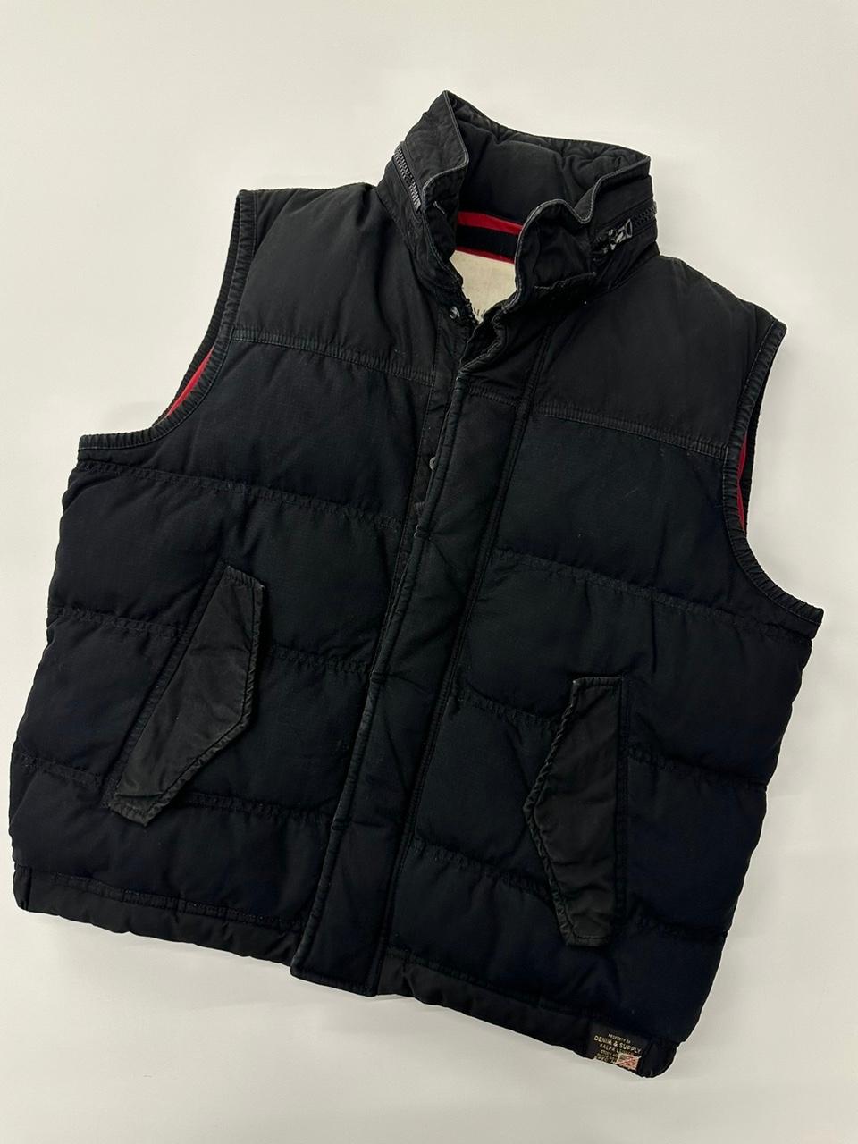 (중고) Polo 데님앤서플라이 블랙 립스탑 다운 베스트 2