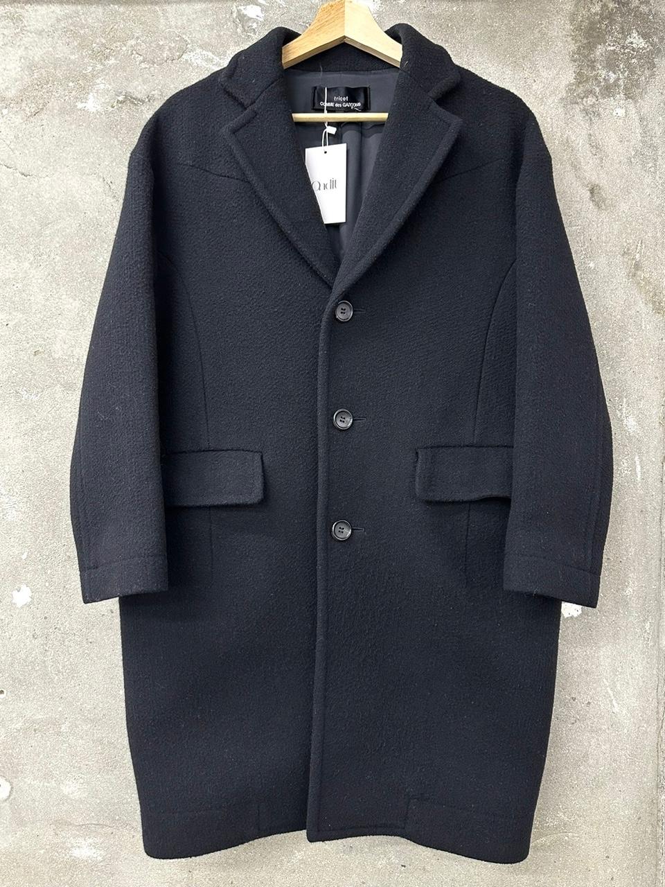 (중고) Comme des Garcons 꼼데가르송 블랙 울 싱글 코 2