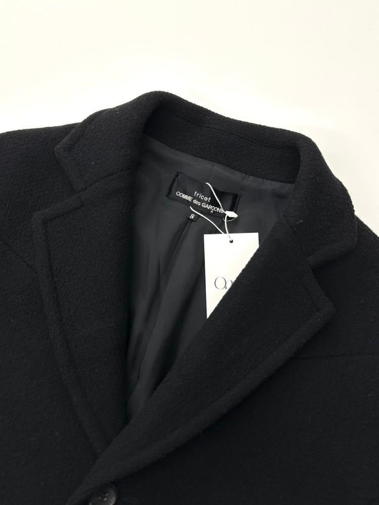 (중고) Comme des Garcons 꼼데가르송 블랙 울 싱글 코 6