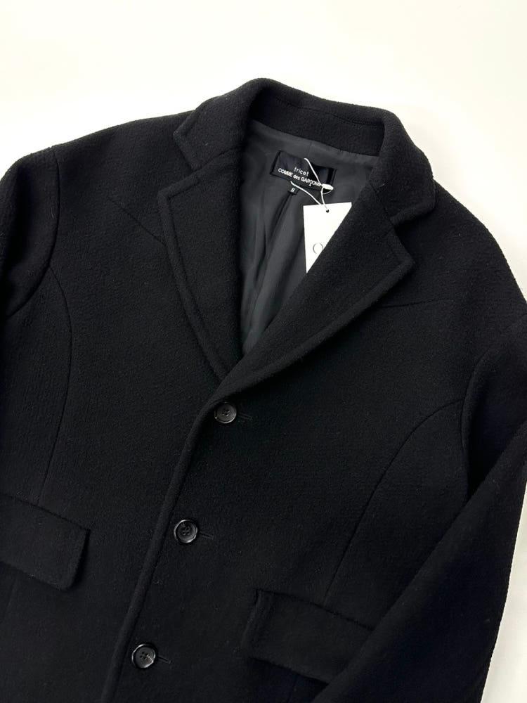 (중고) Comme des Garcons 꼼데가르송 블랙 울 싱글 코 5