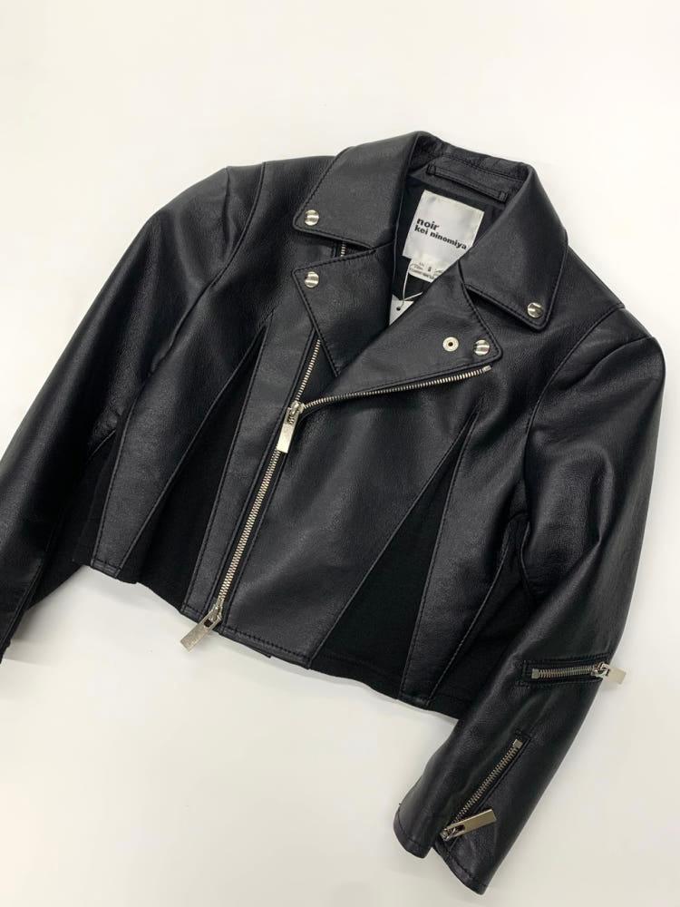 (중고) Comme des Garcons 꼼데가르송 느와르 케이 니노미야 에코 레더자켓 4
