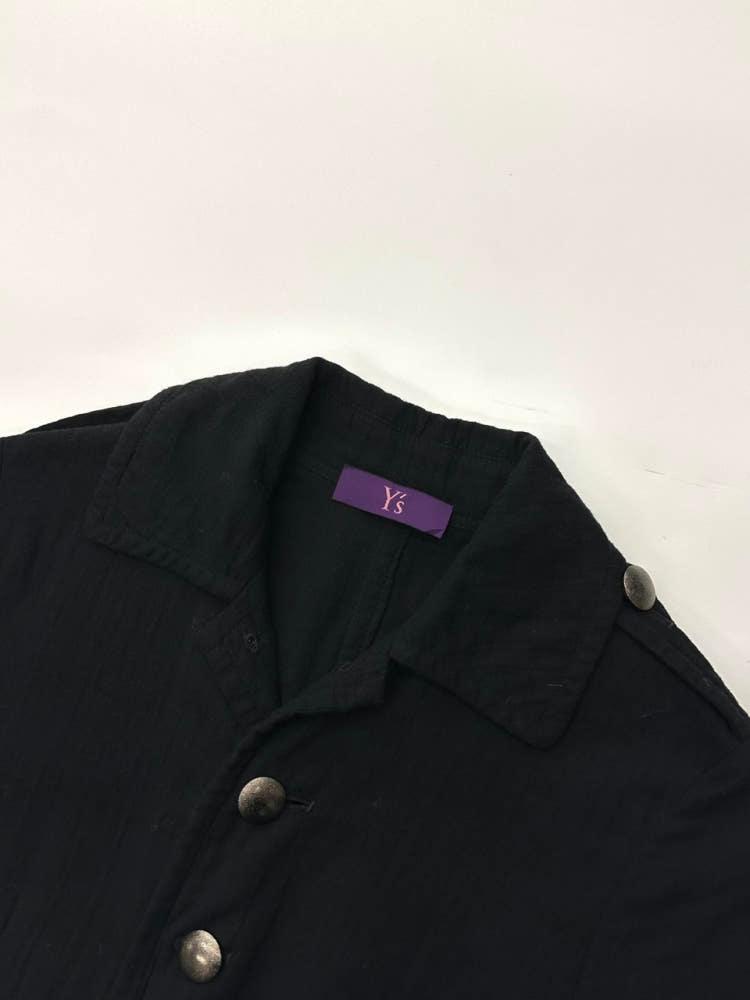 (중고) Yohji yamamoto 요지 아마모토 퍼플라벨 블랙 그라데이션 셔츠 10