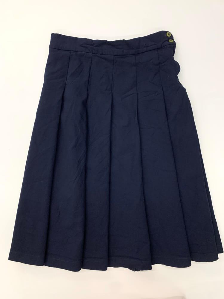 (중고) Commedes garcons 꼼데가르송 네이비 플리츠 롱 스커트 4