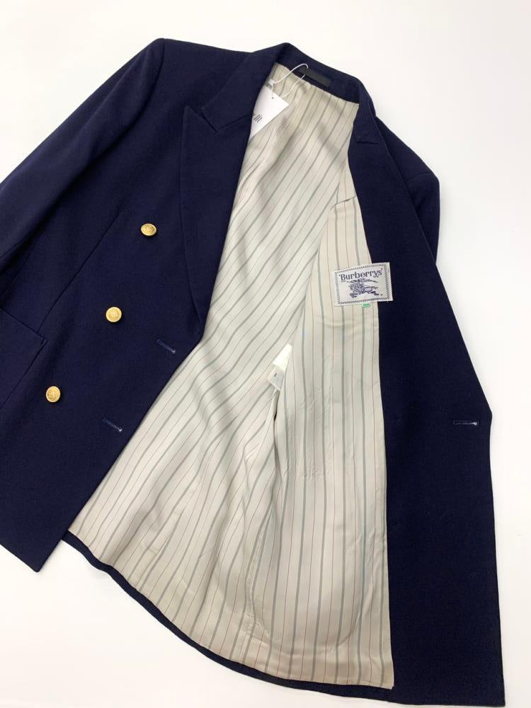 (중고) Burberry 버버리 프로섬 와펜 금장 울 블레이저 네이비 10