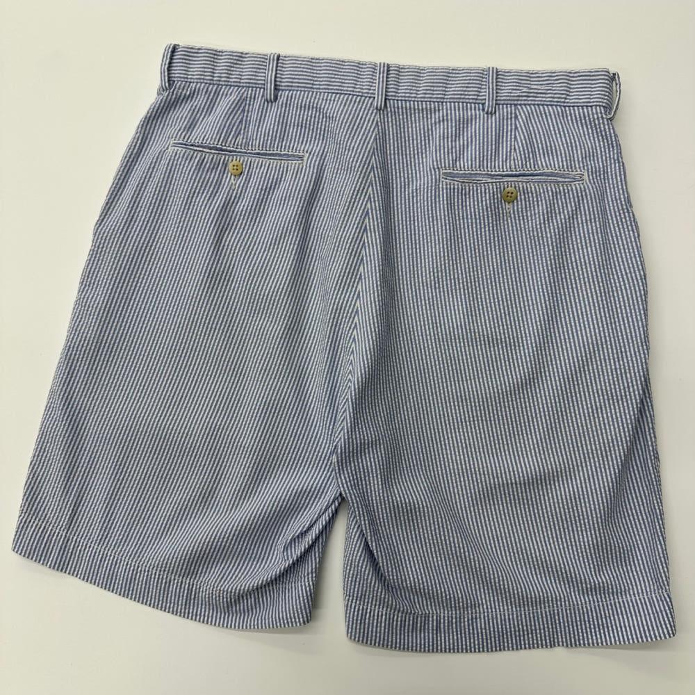 (중고) Polo 폴로랄프로렌 스카이블루 시어서커 하프 팬츠 7