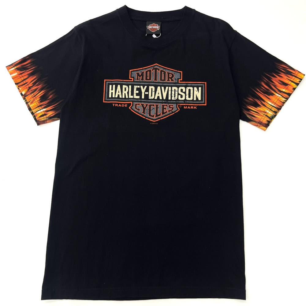 (중고) Harley davidson 할리데이비슨 블랙 로고 티셔츠 4