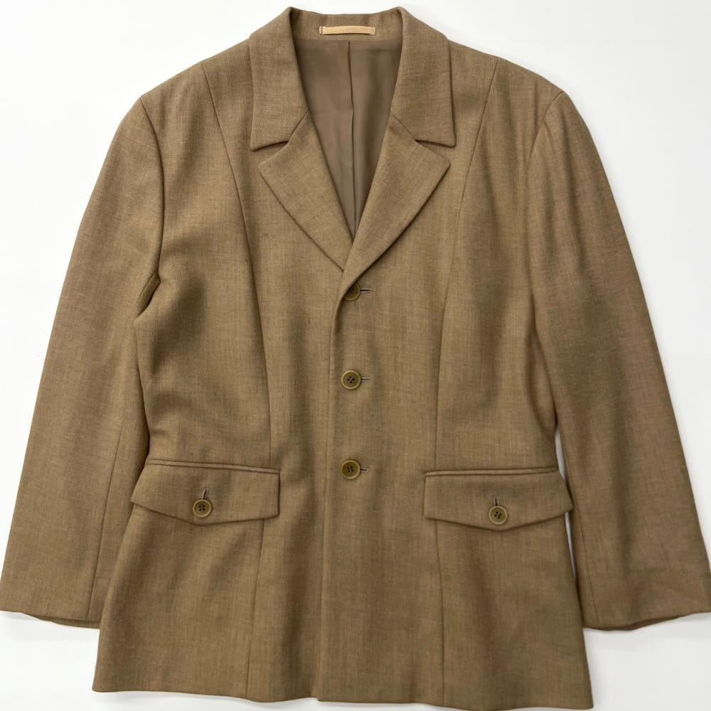 (중고) Yohji yamamoto 요지야마모토 베이지 블레이저 스커트 셋업 4