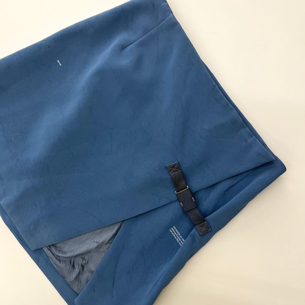 (중고)Off-white 오프화이트 2013 블루 벨트 랩 스커트 4