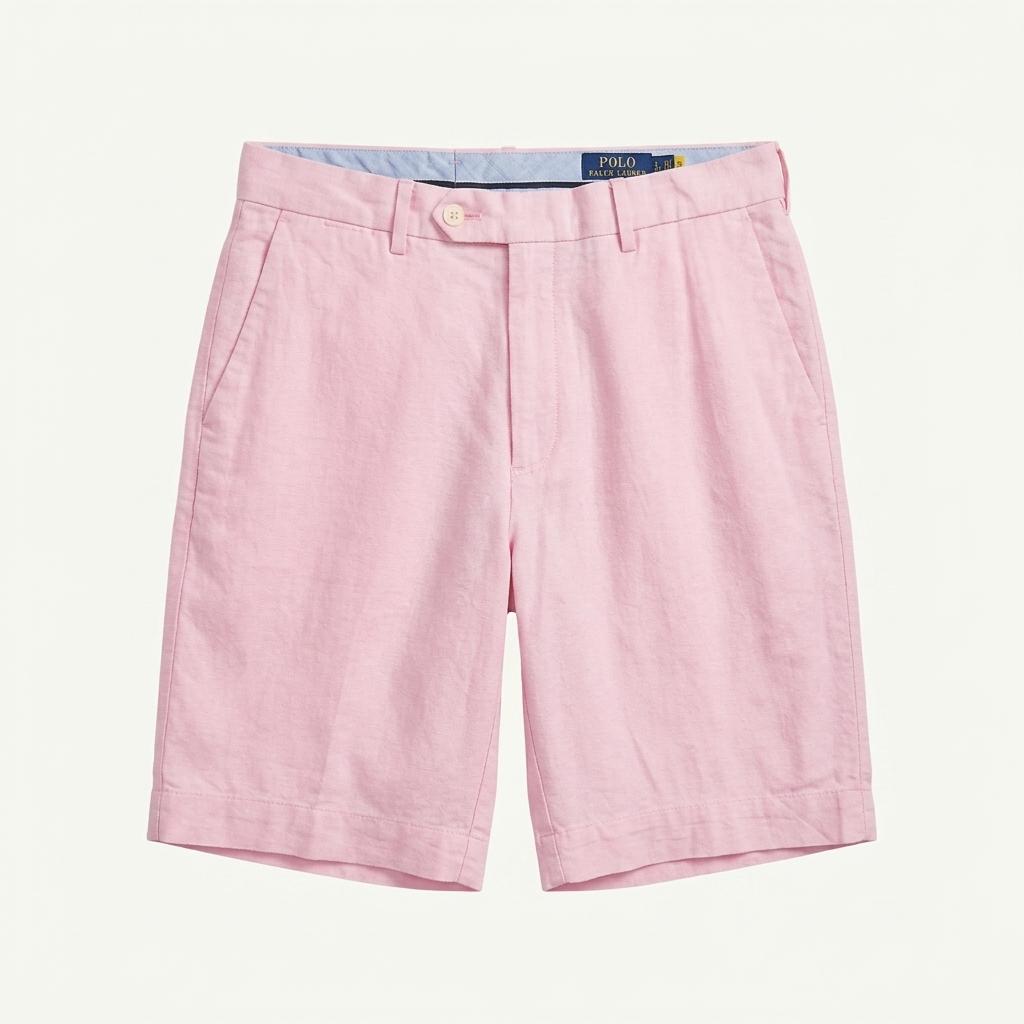 (중고) Polo 폴로랄프로렌 신형라벨 클래식 핑크 하프 팬츠 1