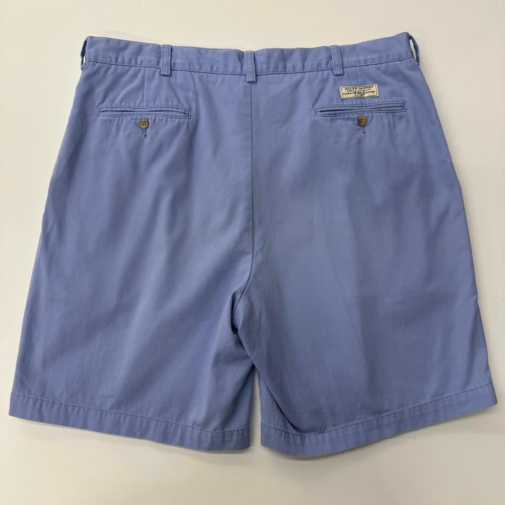 (중고) Polo 폴로랄프로렌 코튼 스카이블루 치노 하프 팬츠 5
