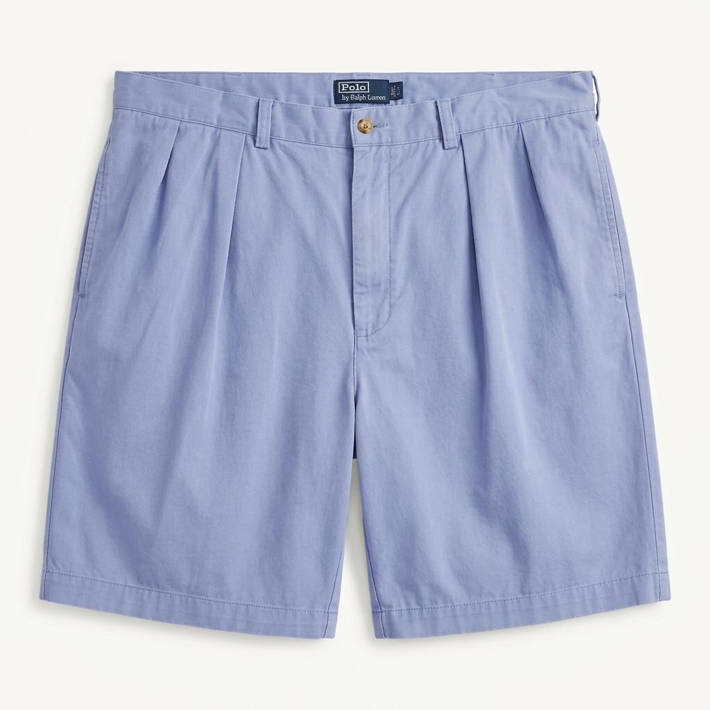 (중고) Polo 폴로랄프로렌 코튼 스카이블루 치노 하프 팬츠 1