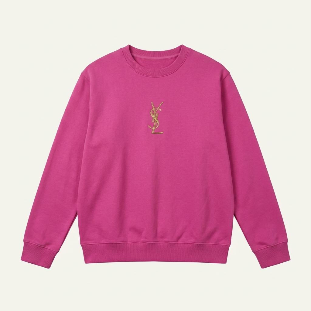 (중고) Ysl 입생로랑 로고 코튼 반팔 티셔츠 핑크 1